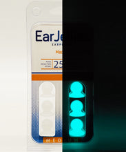 Load image into Gallery viewer, Glow-In-The-Dark EarJellies Earplugs - 3 Pairs