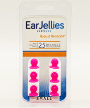 Load image into Gallery viewer, Fluorescent Magenta EarJellies Earplugs - 3 Pairs
