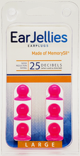 Load image into Gallery viewer, Fluorescent Magenta EarJellies Earplugs - 3 Pairs
