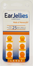 Load image into Gallery viewer, Fluorescent Orange EarJellies Earplugs - 3 Pairs
