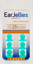 Load image into Gallery viewer, Green EarJellies Earplugs - 3 Pairs
