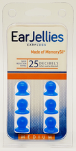 Load image into Gallery viewer, Blue EarJellies Earplugs - 3 Pairs
