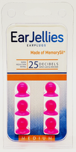 Load image into Gallery viewer, Fluorescent Magenta EarJellies Earplugs - 3 Pairs
