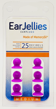 Load image into Gallery viewer, Purple EarJellies Earplugs - 3 Pairs
