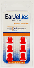 Load image into Gallery viewer, Red EarJellies Earplugs - 3 Pairs
