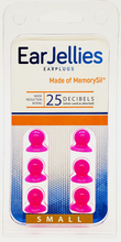 Load image into Gallery viewer, Fluorescent Magenta EarJellies Earplugs - 3 Pairs
