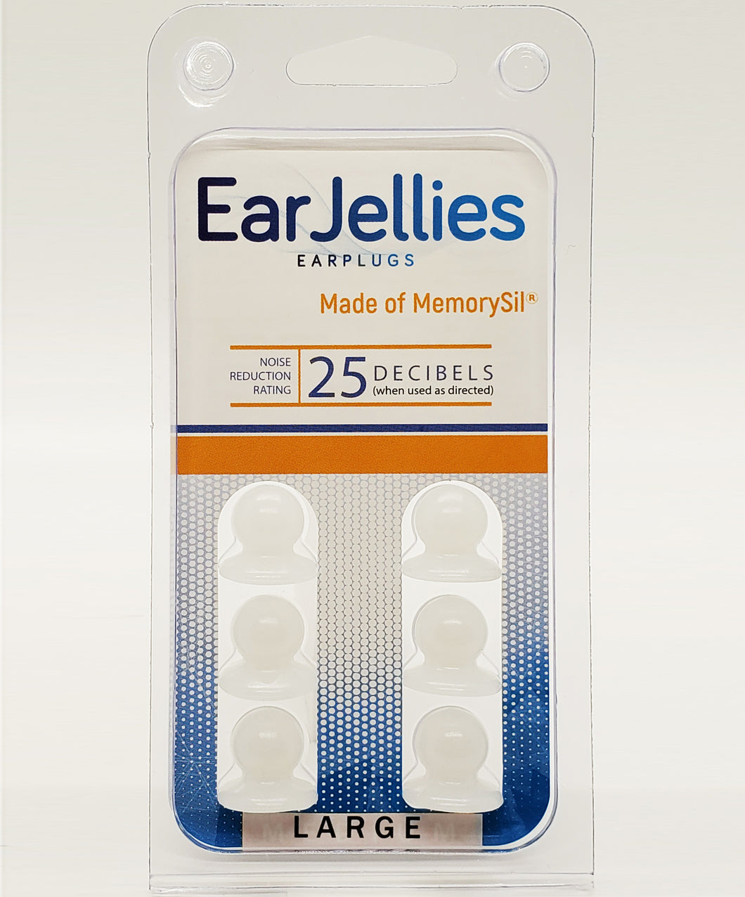 Glow-In-The-Dark EarJellies Earplugs - 3 Pairs