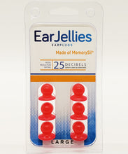 Load image into Gallery viewer, Red EarJellies Earplugs - 3 Pairs
