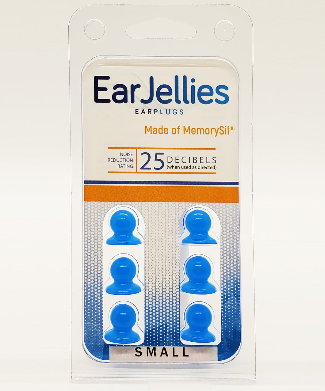 Blue EarJellies Earplugs - 3 Pairs