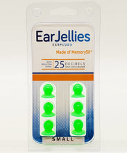 Load image into Gallery viewer, Fluorescent Green EarJellies Earplugs - 3 Pairs
