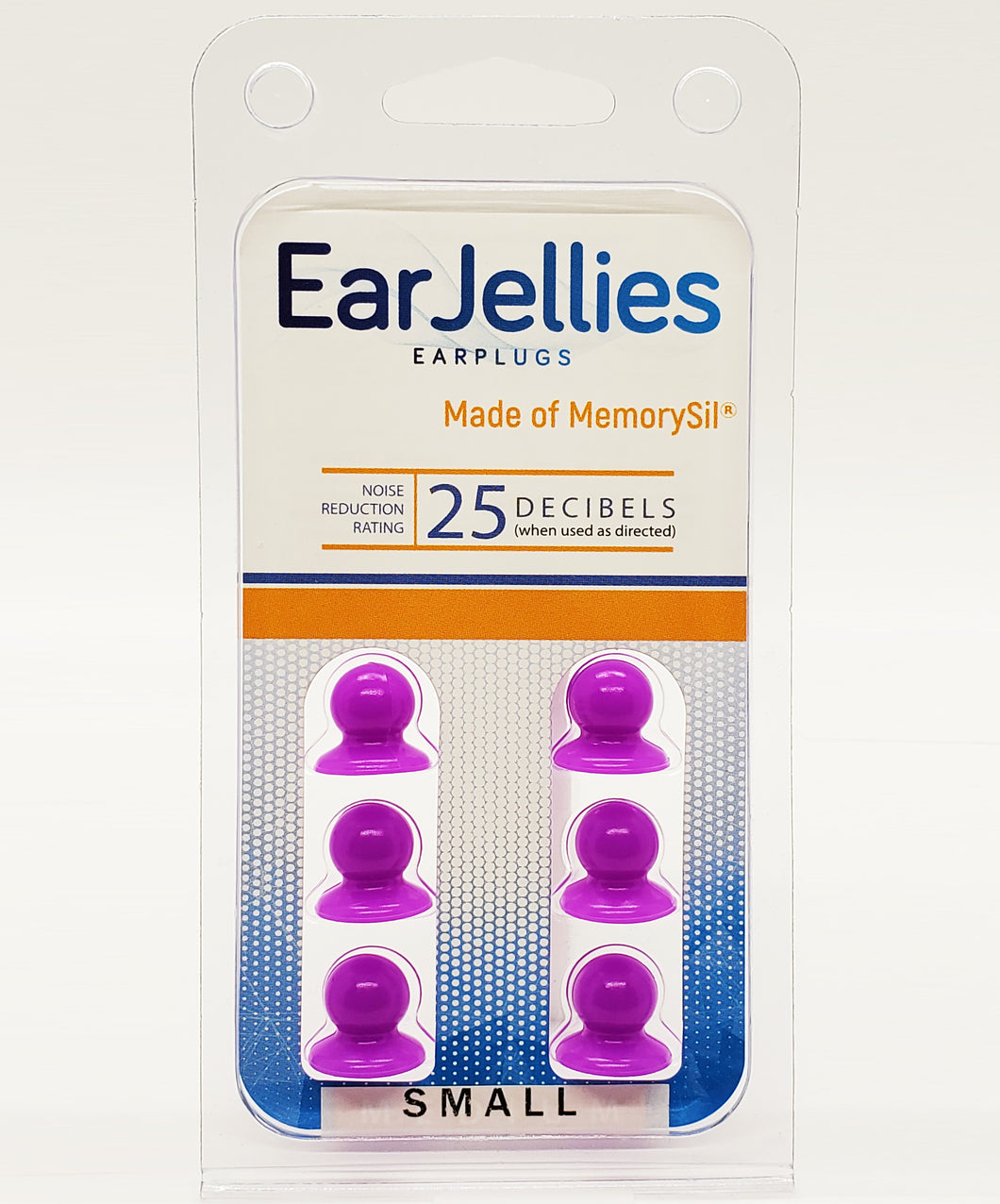 Purple EarJellies Earplugs - 3 Pairs