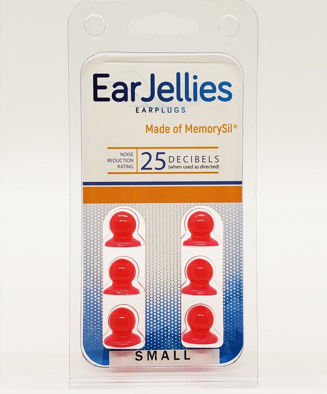 Red EarJellies Earplugs - 3 Pairs