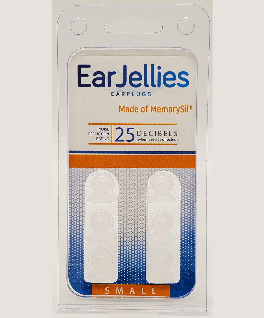 Colorless EarJellies Earplugs - 3 Pairs